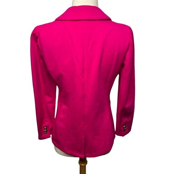 J.Crew Patch Pocket Blazer in Italian Ponte Pink Size 2 BF422 - Picture 4 of 11